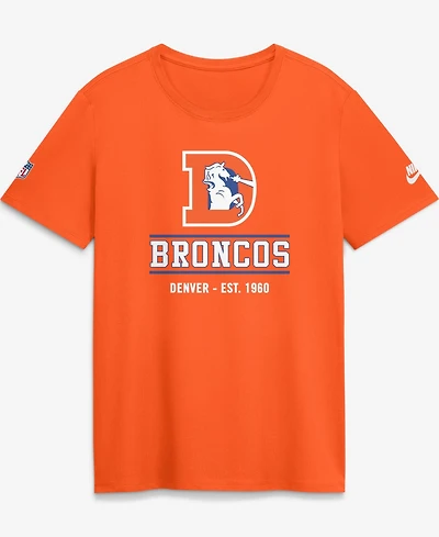 Nike Women's Orange Denver Broncos Sideline Alt Dri-fit T-Shirt