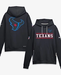 Nike Men's Navy Houston Texans Standard Issue ReplayAlternate Dri-fit Hoodie