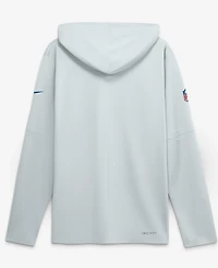 Nike Men's Platinum Indianapolis Colts Sideline Game On LightweightLong sleeves Hooded Dri-fit Top