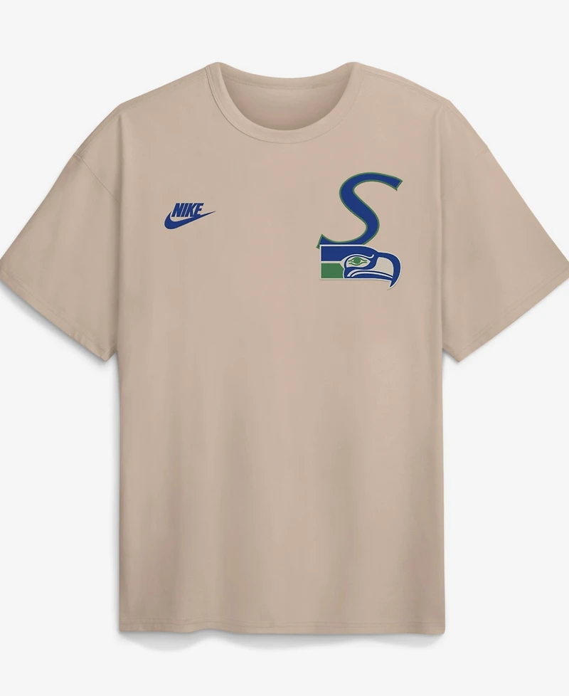 Nike Men's Sand Seattle Seahawks Night Primary Max90 T-Shirt