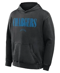 Fanatics Men's Black Los Angeles Chargers Relaxed Intense Rivalry French Terry Hoodie