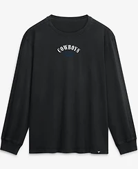 Fanatics Men's Black Dallas Cowboys Relaxed Fullback DriveLong sleeves Fashion Top