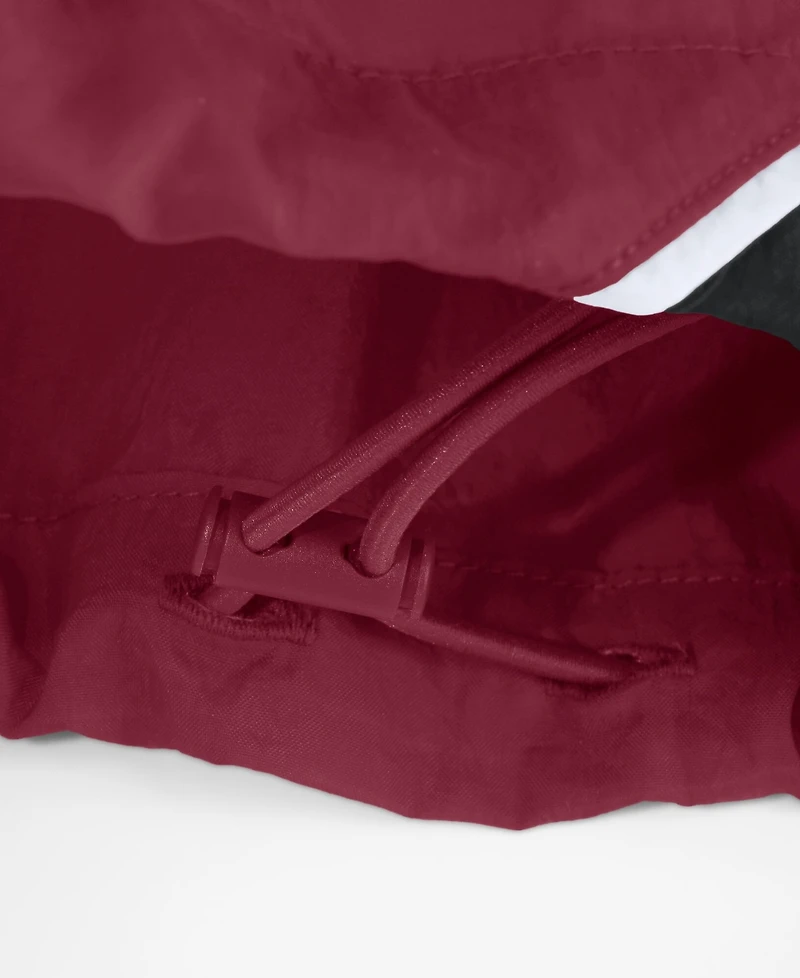 Fanatics Women's Burgundy/Black Washington Commanders Team First Backwards Lateral Nylon Pants