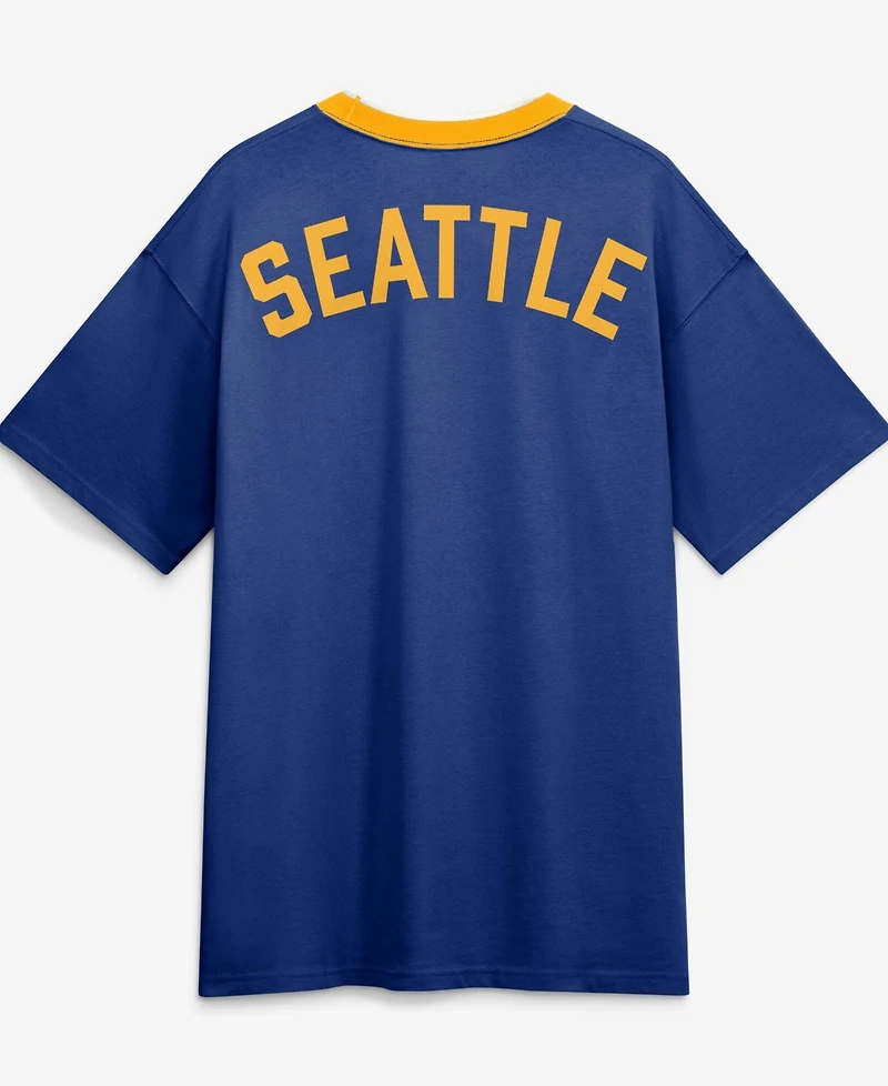 Nike Men's Royal Seattle Mariners Cooperstown Collection Ringer T-Shirt
