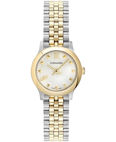 Ferragamo Women's Two-Tone Stainless Steel Bracelet Watch 25mm