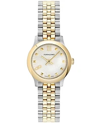 Ferragamo Women's Two-Tone Stainless Steel Bracelet Watch 25mm