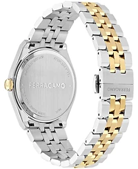 Ferragamo Men's Two-Tone Stainless Steel Bracelet Watch 40mm