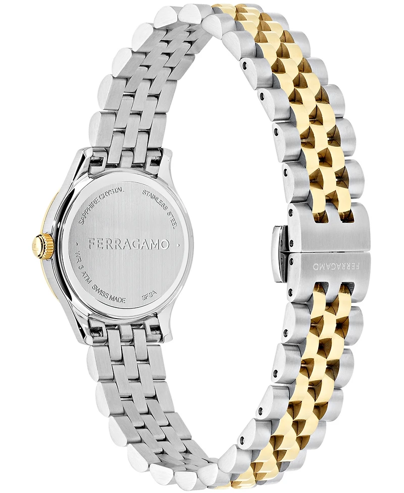Ferragamo Women's Two-Tone Stainless Steel Bracelet Watch 25mm