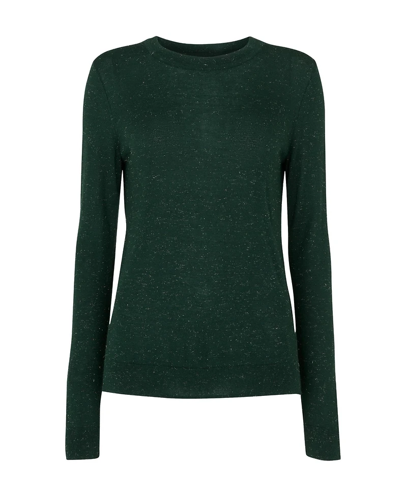 Whistles Women's Annie Sparkle Crew Neck Top