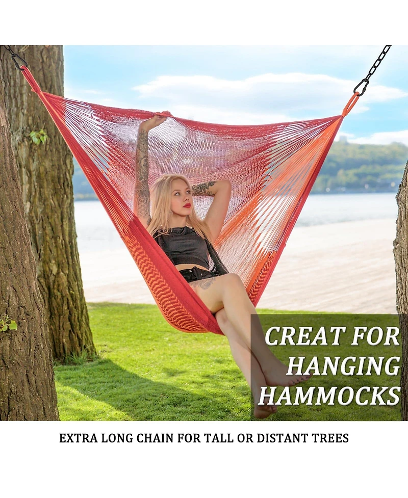 Piscifun Stainless Steel Hanging Chain Kit Heavy Duty Load Capacity For Hammock Swing Punching Bag Yoga Gym
