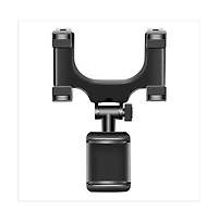 Gonez Universal 360 Rotatable Car Rear View Mirror Phone Holder, Adjustable Abs Gps Cell Phone Mount