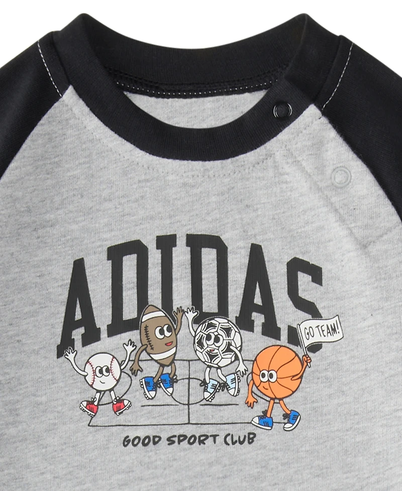 adidas Baby Boys' Color-Block Sport Coverall
