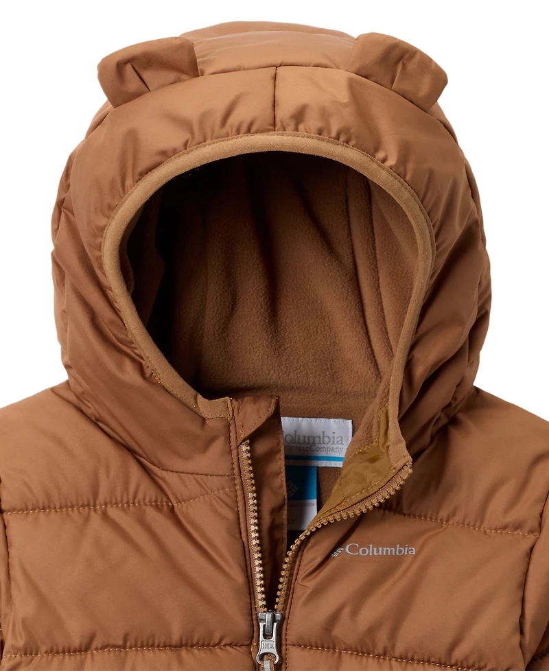 Columbia Girls' 7-16 Tiny Bear Hooded puffer Jacket