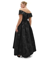 City Chic Women's High Status Off Shoulder Maxi Dress