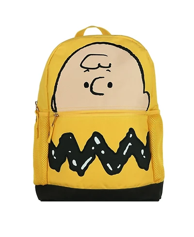 Peanuts Charlie 16 Inch Backpack with Adjustable Padded Straps