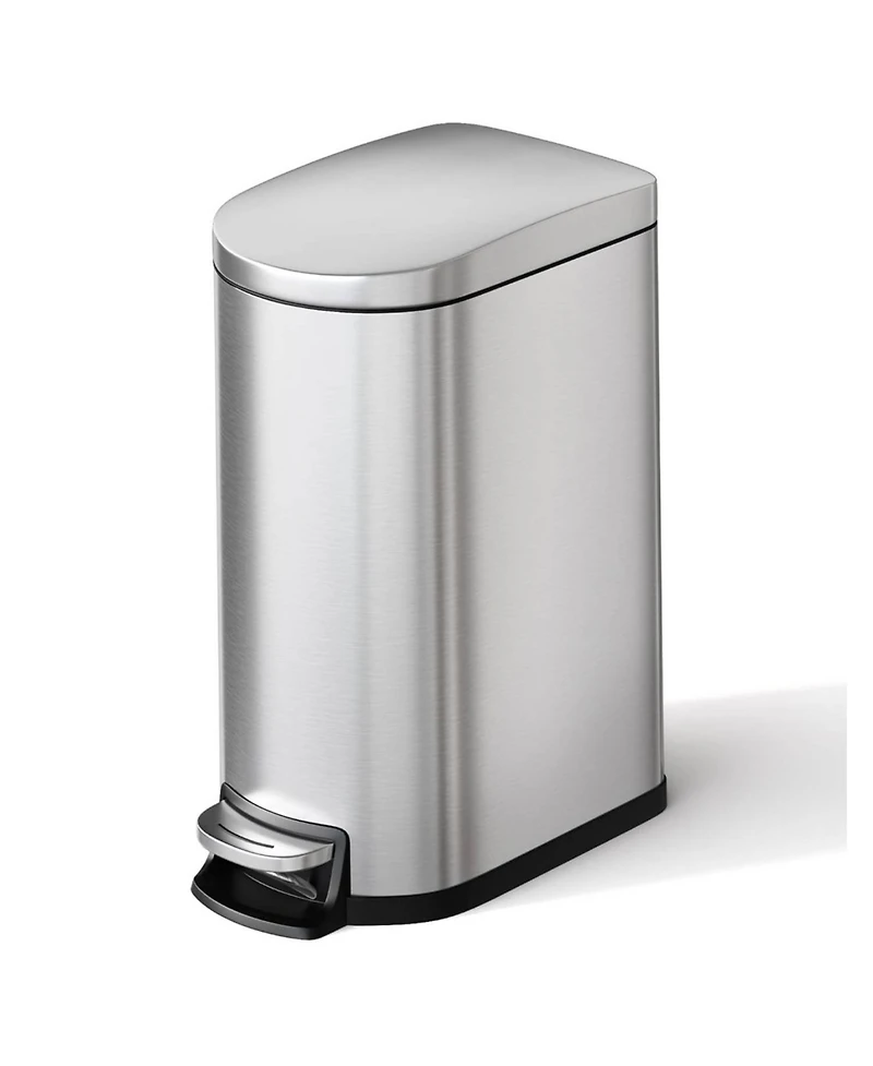 gaomon 2.6 Gallon Stainless Steel Step-on Trash Can