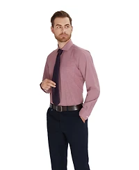 Club Room Men's Regular-Fit Houndstooth Dress Shirt, Macy's Exclusive