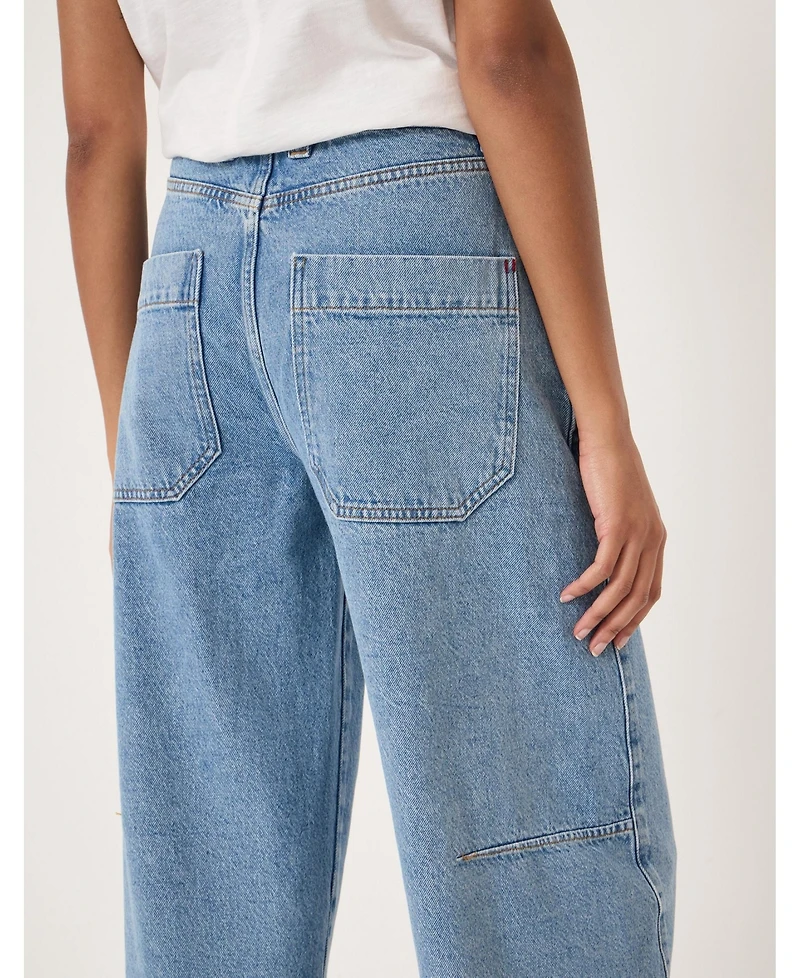 Hush Women's Bree Horseshoe Barrel Leg Jeans