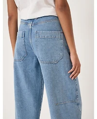 Hush Women's Bree Horseshoe Barrel Leg Jeans