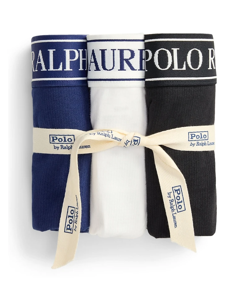 Polo Ralph Lauren Women's 3-Pack High Waist Bikini Panties Set