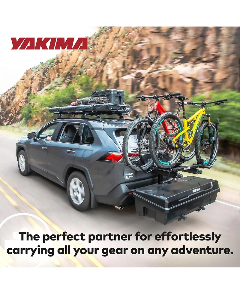 Yakima Exo TopShelf Second Level Hitch Base Rack Storage System with 2 Sks Locks