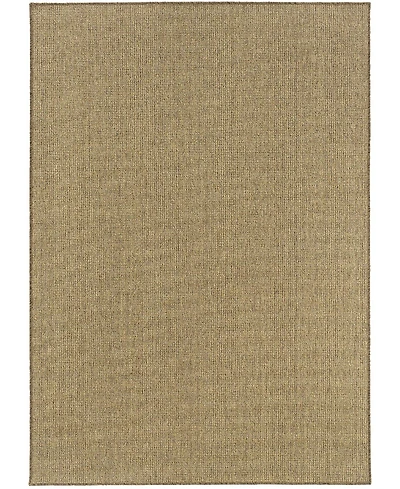 Oriental Weavers Karavia 2068X Tan 7'10" x 10'10" Outdoor Area Rug