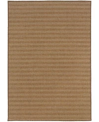 Oriental Weavers Karavia 001X3 Tan 6'7" x 9'6" Outdoor Area Rug