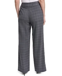Calvin Klein Women's Whitney Pant High-Rise Wide-Leg Pants