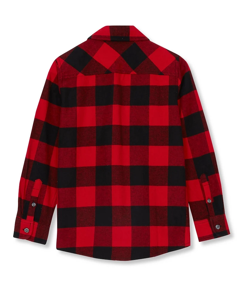 Lands' End Kids Long Sleeve Flannel Shirt