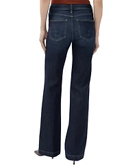 Silver Jeans Co. Women's Avery Mid-Rise Wide-Leg Denim Trouser