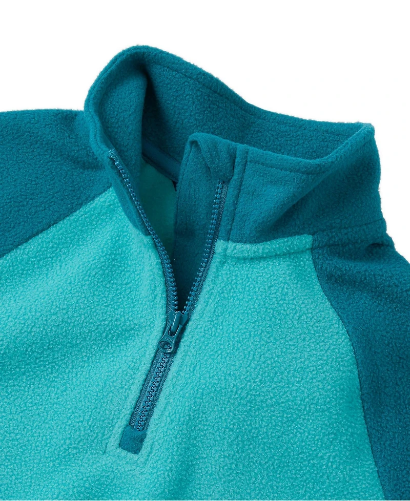 Lands' End Girls Every Day Fleece Quarter Zip