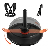 Sugift Compact Steel Push Pull Weight Sled with Harness for 2 Inch Weight Plates