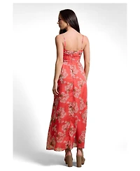 Oasis Women's Lace Panelled Waist Pleated Maxi Dress