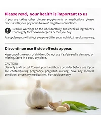 Pure Co Garlic Extract Capsules, 25:1 Garlic Extract, 12,500 Milligram Herbal Equivalent, 60 Capsules