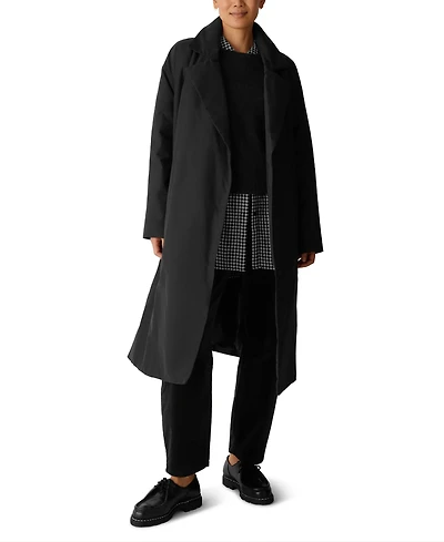 Eileen Fisher Women's Padded-Lightweight Trench Coat