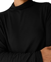 Eileen Fisher Women's Funnel-Neck Long-Sleeve T-Shirt