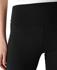 Eileen Fisher Women's Fleece-Lined High-Waisted Ankle Leggings