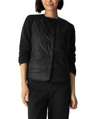 Eileen Fisher Women's Quilted Sleeveless Vest