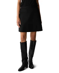 Eileen Fisher Women's Flared Mini Elastic-Waist Skirt