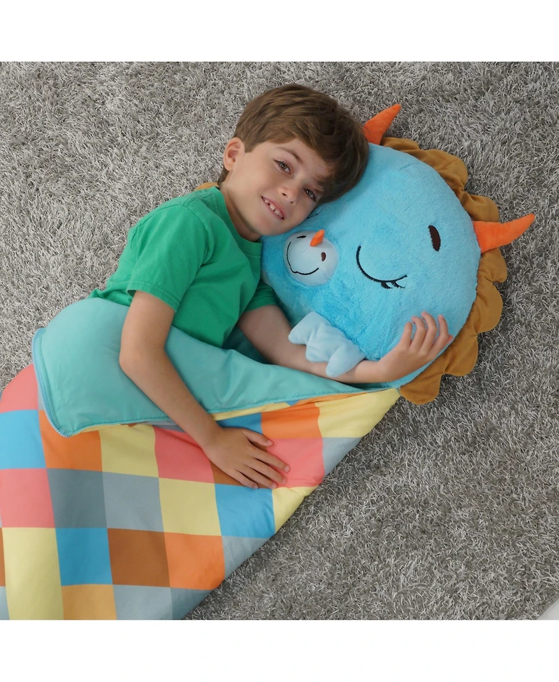 Happy Nappers Triceratops Timmy Medium Pillow and Sleep Sack