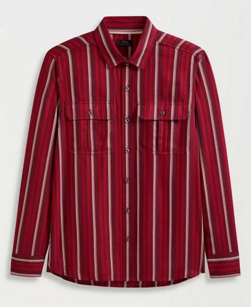 Ted by Baker Men's Russell Herri Stripe Classic-Fit Shirt