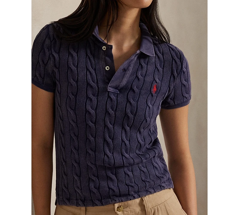 Polo Ralph Lauren Women's Cable-Knit Shirt