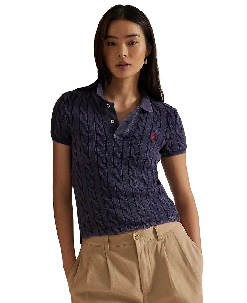 Polo Ralph Lauren Women's Cable-Knit Shirt