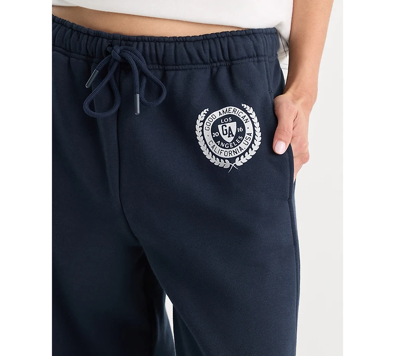 Good American Women's Drawstring Relaxed Pants