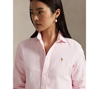 Polo Ralph Lauren Women's Slim-Fit Striped Oxford Shirt