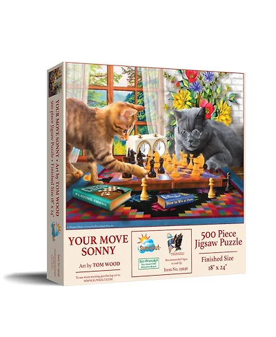 SunsOut Your Move Sonny 500 piece Jigsaw Puzzle for Adults