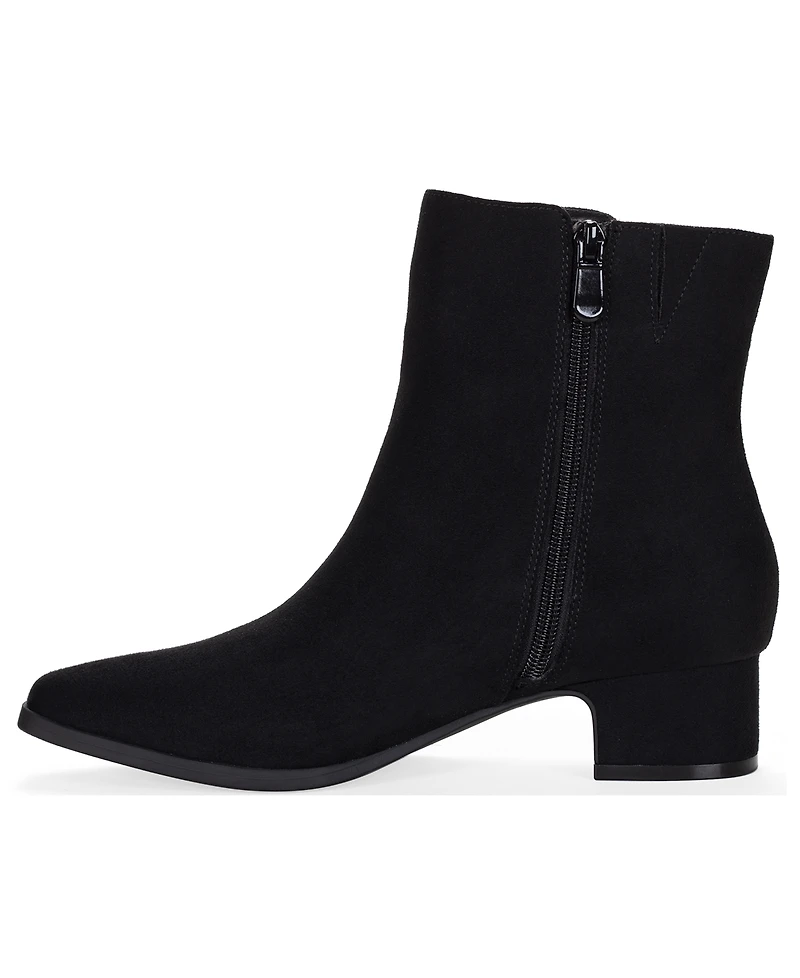 Style & Co Women's Diamond Almond Toe Booties, Macy's Exclusive
