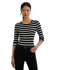 Lauren Ralph Long-Sleeve Stretch T-Shirt