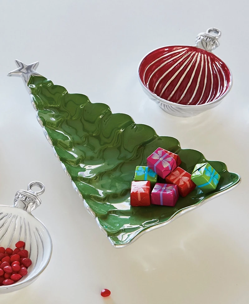 Mariposa Green Tree Candy Dish