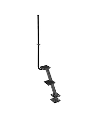 Sugift 2-Step Heavy-Duty Boat Trailer Steps with Handrail and Non-Slip Surface for 3 Beam Sizes